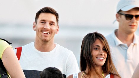 Lionel Messi na počitnicah z družino