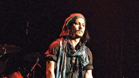 Johnny Depp doživel vrhunec glasbene kariere