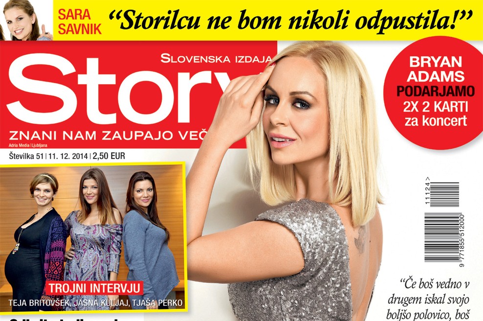 Špela Grošelj za Story o svojih treh ljubeznih (foto: Story)