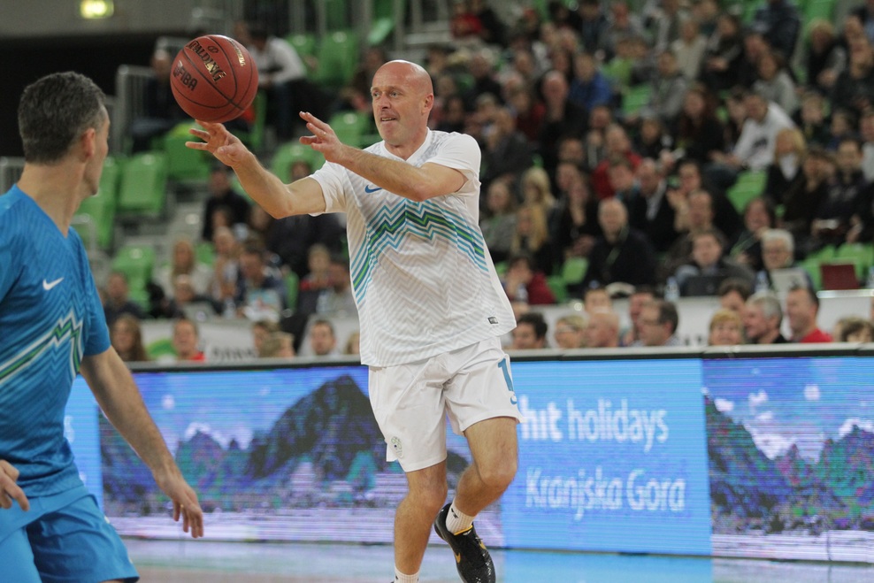 Fotogalerija s tekme All Stars: ko nogometaši in košarkarji združijo moči