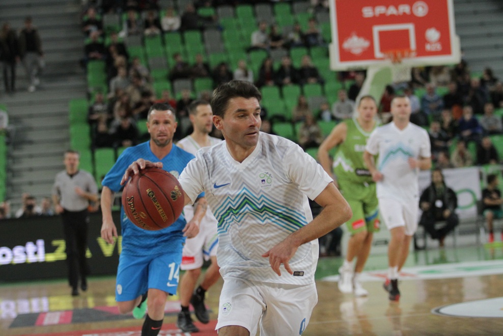 Fotogalerija s tekme All Stars: ko nogometaši in košarkarji združijo moči