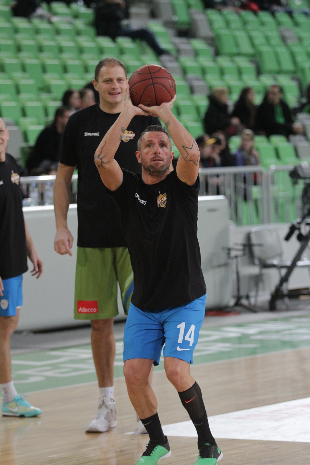 Fotogalerija s tekme All Stars: ko nogometaši in košarkarji združijo moči