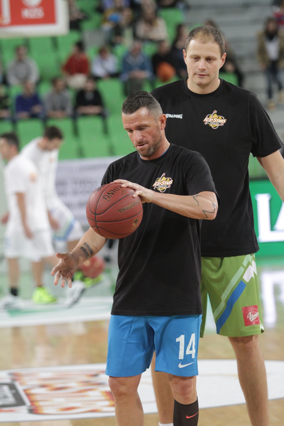 Fotogalerija s tekme All Stars: ko nogometaši in košarkarji združijo moči