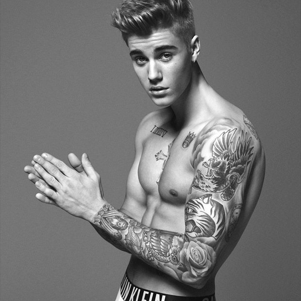 Justin Bieber za Calvin Klein