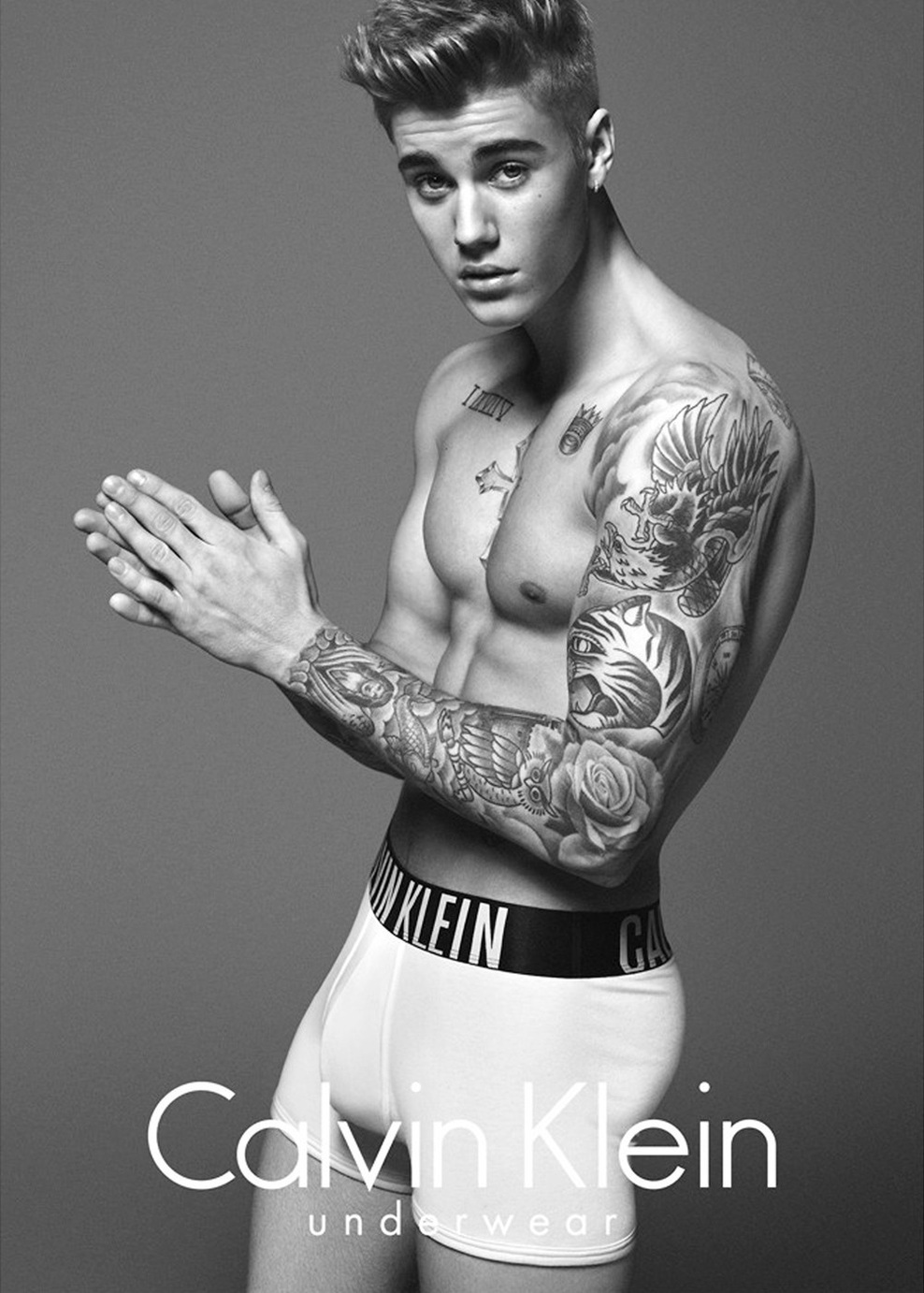 Justin Bieber za Calvin Klein