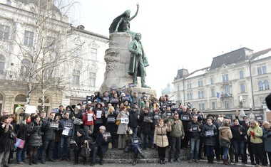 Tudi v Ljubljani in Mariboru shoda v podporo svobodi govora Je Suis Charlie!