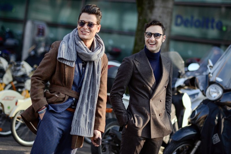 Moška moda na ulicah Milana (foto: profimedia)