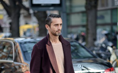 Moška moda na ulicah Milana