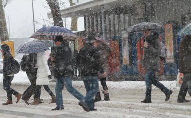 Foto utrip z zasneženih ljubljanskih ulic