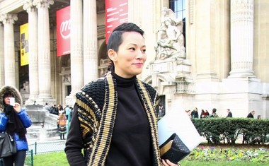 Ulična moda med pariškim modnim tednom