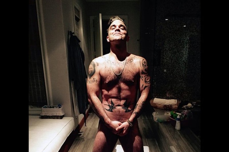 Robbie Williams je z golo fotografijo želel zlomiti internet! (foto: profimedia)