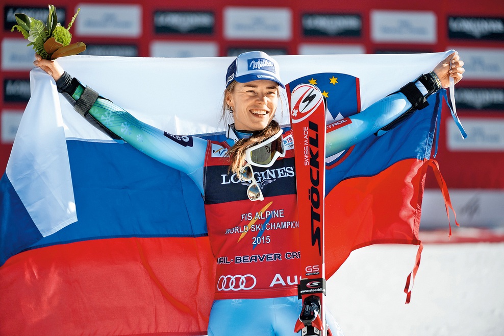 Tina se s svojimi uspehi in 
prikupnostjo zna priljubiti tudi 
Američanom, čeprav je njihova 
ljubljenka Lindsay Vonn.