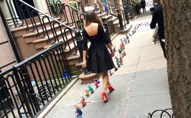Zvezdnica serije Seks v mestu se rada baha z novimi čevlji
