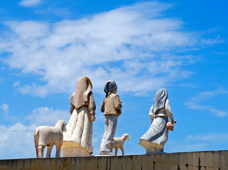 Trije pastirčki, spomenik v Fatimi, Portugalska (foto: profimedia)