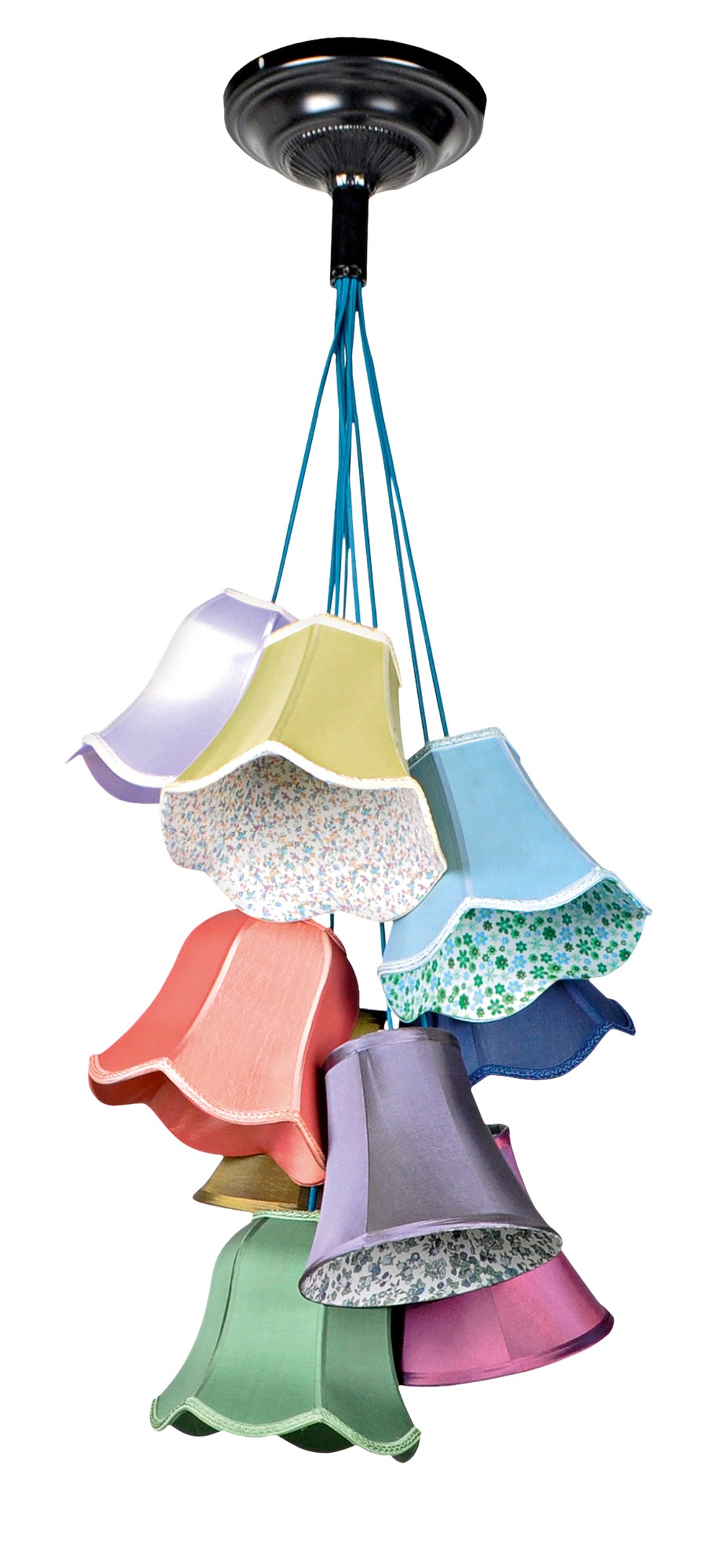 V različnih pastelnih barvah bo v vaš dom prinesel veselje pomladi in toplino pariškega sloga. Svetilka Granny Colour Pendant Lamp, Zuiver, Flat.