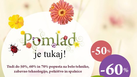 Prvi pomladni dan je v Harvey Normanu dan velikih popustov!