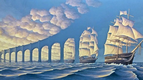 Optična iluzija in neverjetna fantazija Roba Gonsalvesa