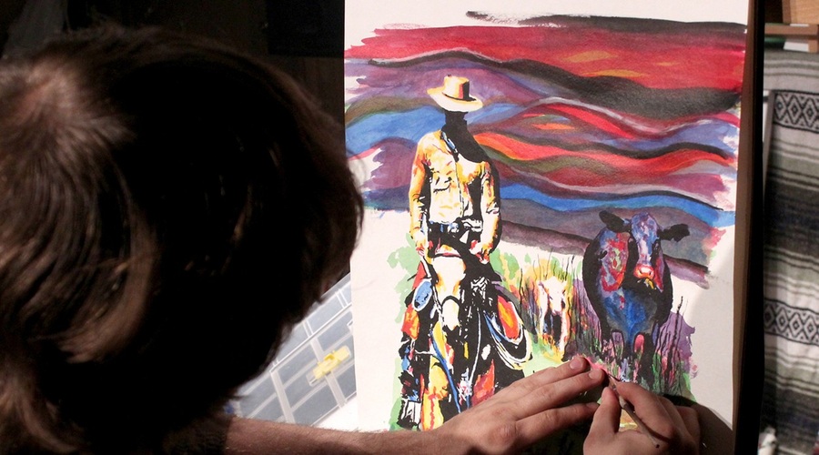 Navdihujoče! Slepi slikar, ki ustvarja prava remek dela! (foto: profimedia)