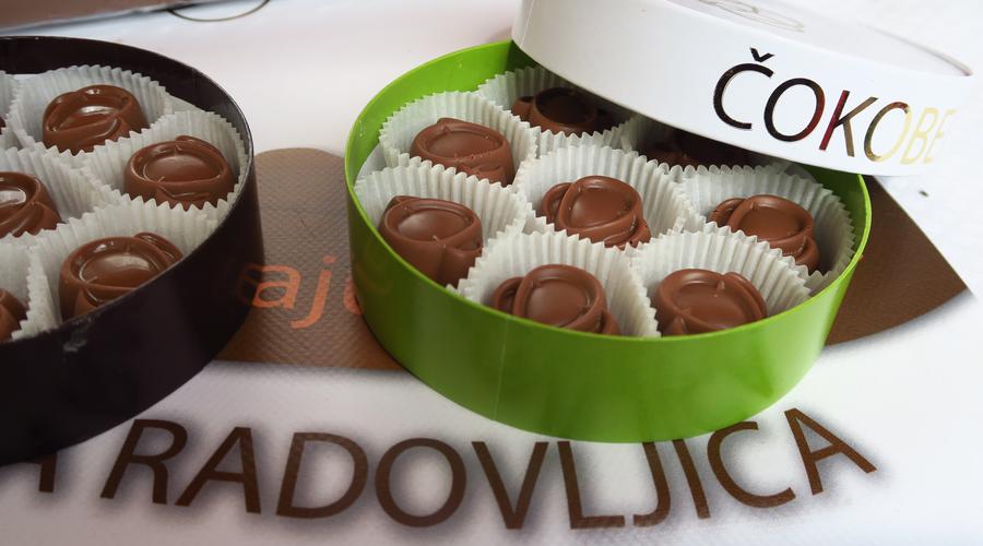 Sladka fotogalerija s festivala čokolade v Radovljici (foto: Goran Antley)