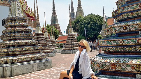 Manja Plešnar je uživala na Tajskem