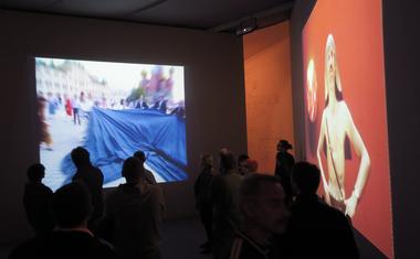 Fotogalerija z razstave Neue Slowenische Kunst v Moderni galeriji