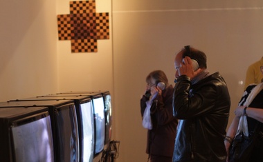 Fotogalerija z razstave Neue Slowenische Kunst v Moderni galeriji