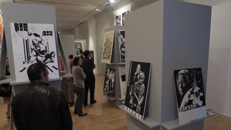 Fotogalerija z razstave Neue Slowenische Kunst v Moderni galeriji