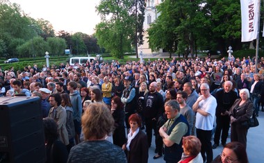 Fotogalerija z razstave Neue Slowenische Kunst v Moderni galeriji