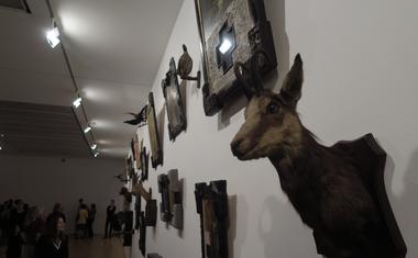 Fotogalerija z razstave Neue Slowenische Kunst v Moderni galeriji