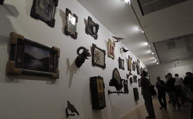 Fotogalerija z razstave Neue Slowenische Kunst v Moderni galeriji