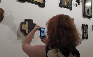 Fotogalerija z razstave Neue Slowenische Kunst v Moderni galeriji