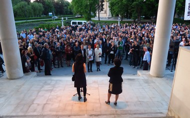 Fotogalerija z razstave Neue Slowenische Kunst v Moderni galeriji