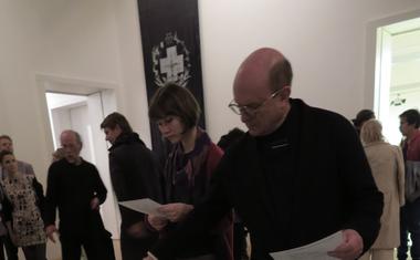 Fotogalerija z razstave Neue Slowenische Kunst v Moderni galeriji