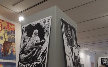 Fotogalerija z razstave Neue Slowenische Kunst v Moderni galeriji