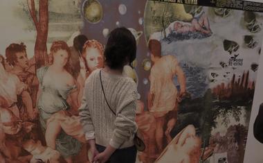 Fotogalerija z razstave Neue Slowenische Kunst v Moderni galeriji