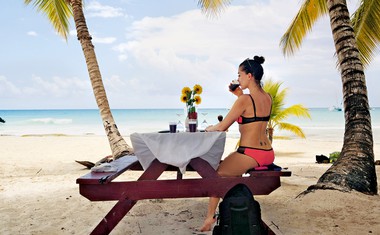 Sanja Grohar uživa luksuz na Karibih