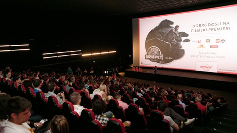 Foto s premiere filma Jurski svet v Cineplexxu Kranj