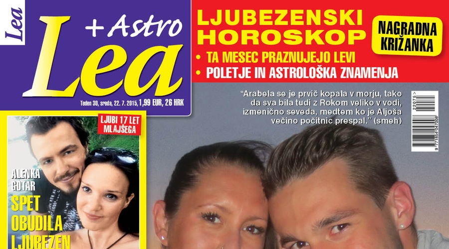Sandra Auer na prvem dopustu po rojstvu sina, piše Lea