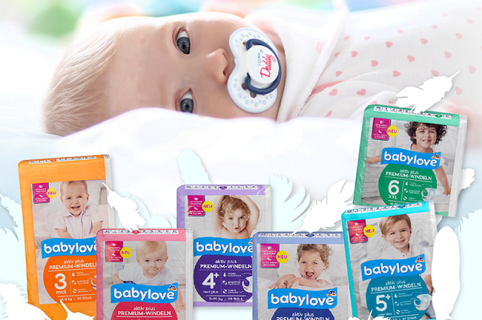 Starši zaupajo udobnim in nežnim pleničkam babylove aktiv plus (foto: dm drogerie markt)