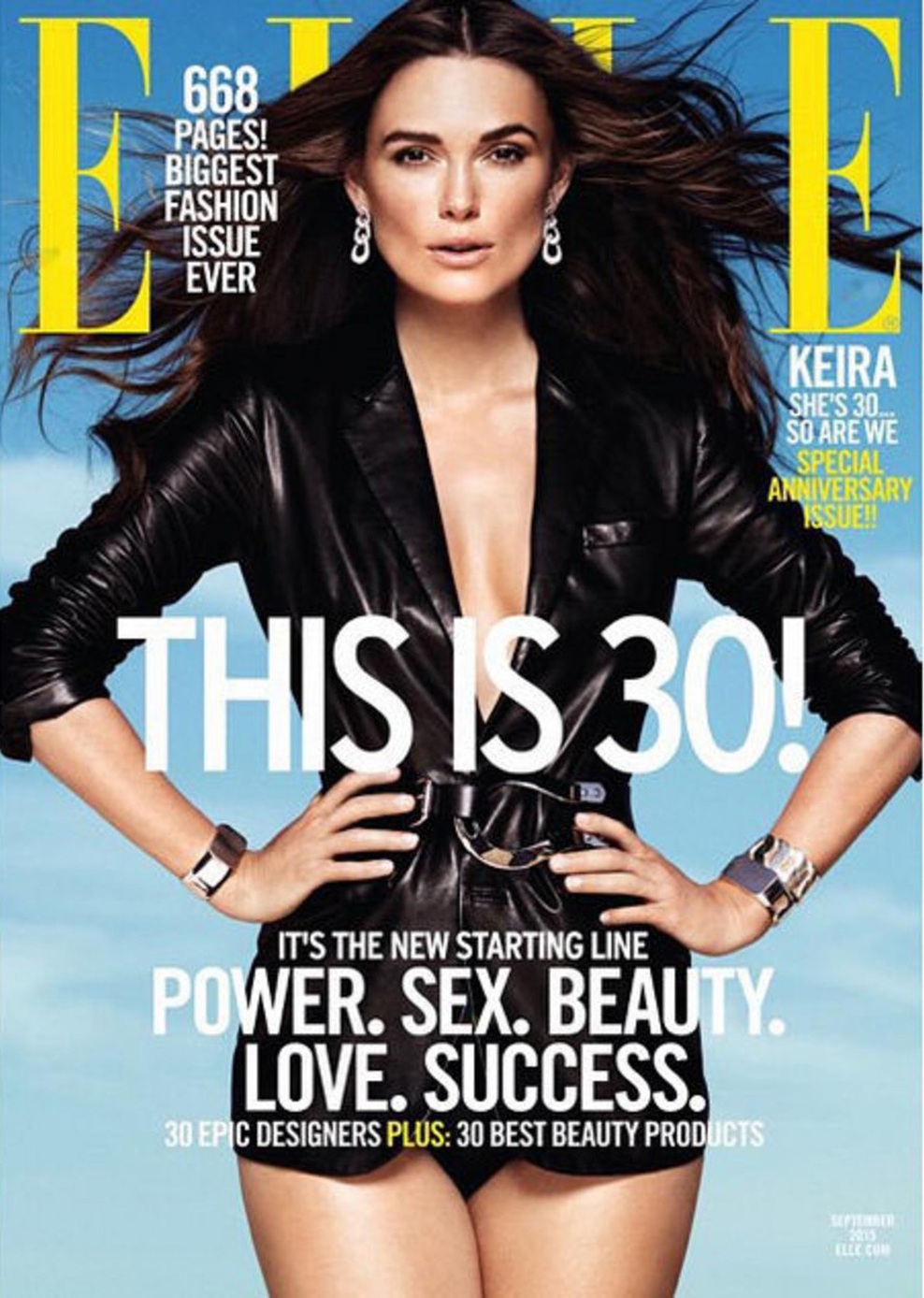 Keira Knightley na jubilejni naslovnici Elle