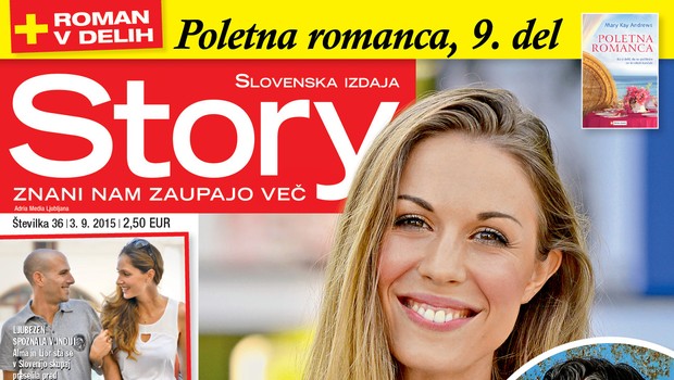 Samo za Story! Tara Zupančič o ljubezni z Janom Plestenjakom! (foto: Story)