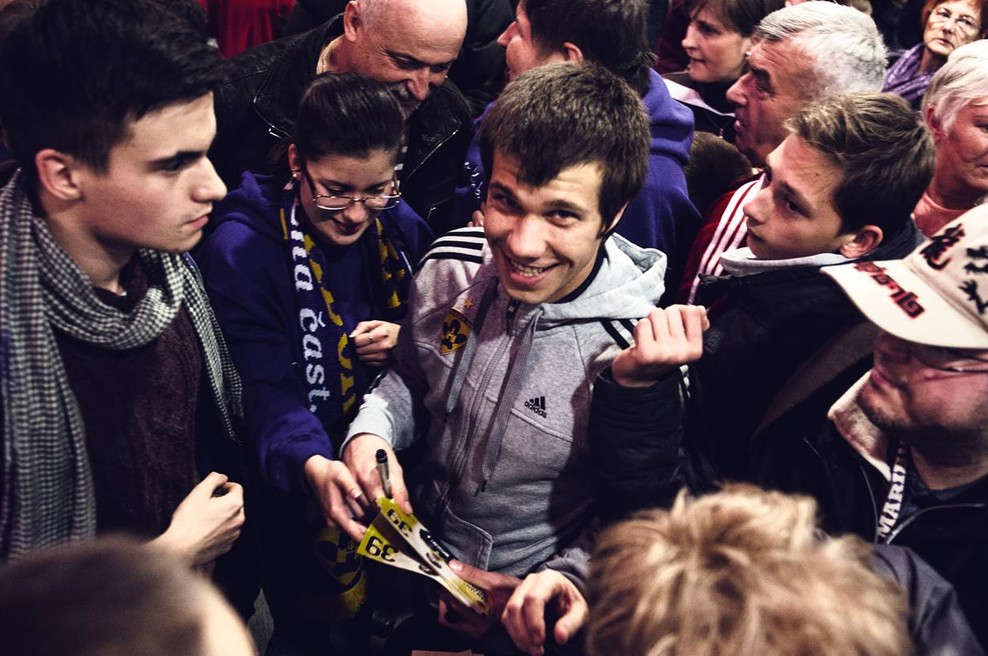 Europarkovo druženje z nogometaši NK Maribor (foto: Europark)