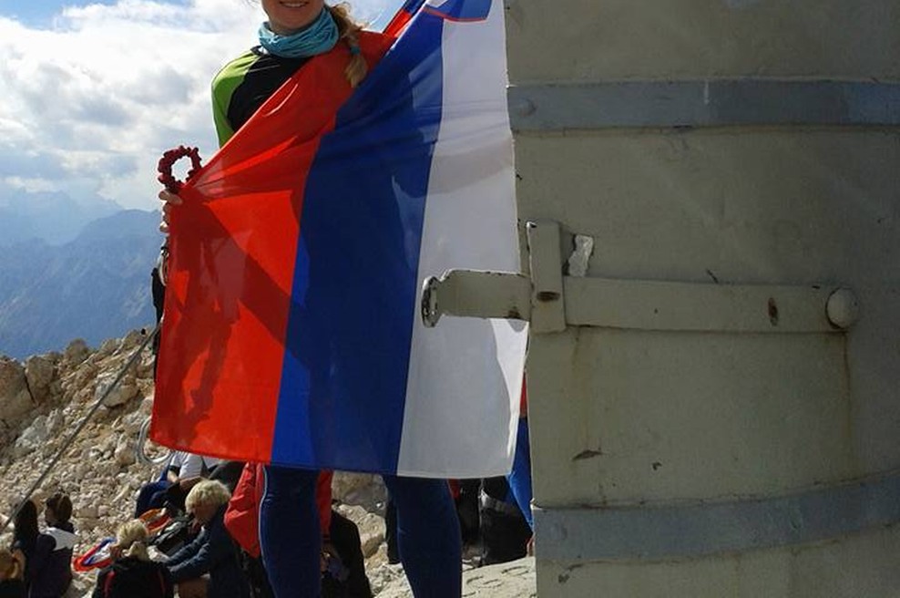 Anja na Triglavu, kmalu v Nepalu (foto: Anja Kovačič)