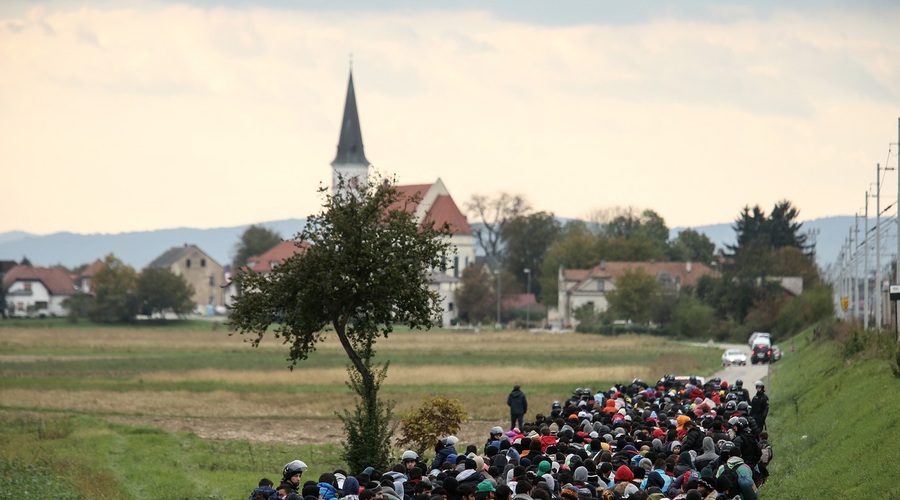 Rdeči križ Slovenije poleg hrane, oblačil in odej tisočem nudil prvo pomoč, združil štirideset družin (foto: profimedia)