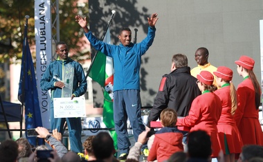 Ljubljanski maraton popestril minuli konec tedna
