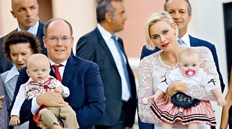 Knez Albert in princesa Charlene sta najbolj ponosna na svoja otroka, princa Jacquesa in princeso Gabrielle. (foto: Profimedia)