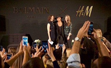 Foto: svetovna premiera kolekcije Balmain x H&M
