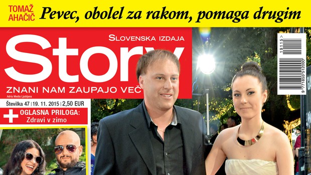 Tomaž Ahačič za Story: "Velikokrat so me premagale solze!"