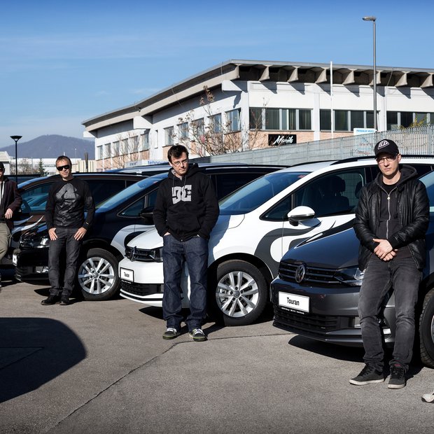 Člani skupine Siddharta se bodo vozili z novimi Volkswagen Tourani
