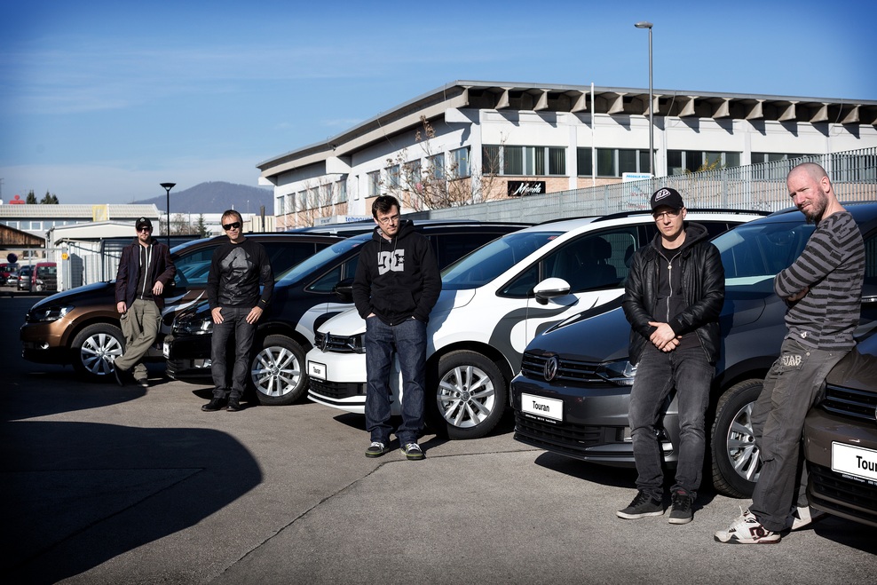 Člani skupine Siddharta se bodo vozili z novimi Volkswagen Tourani